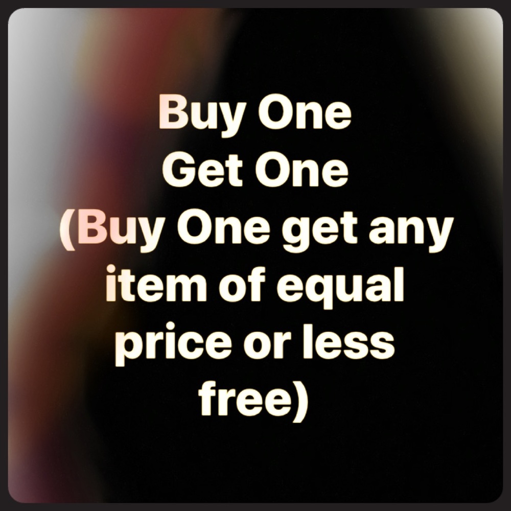 Buy One Get one